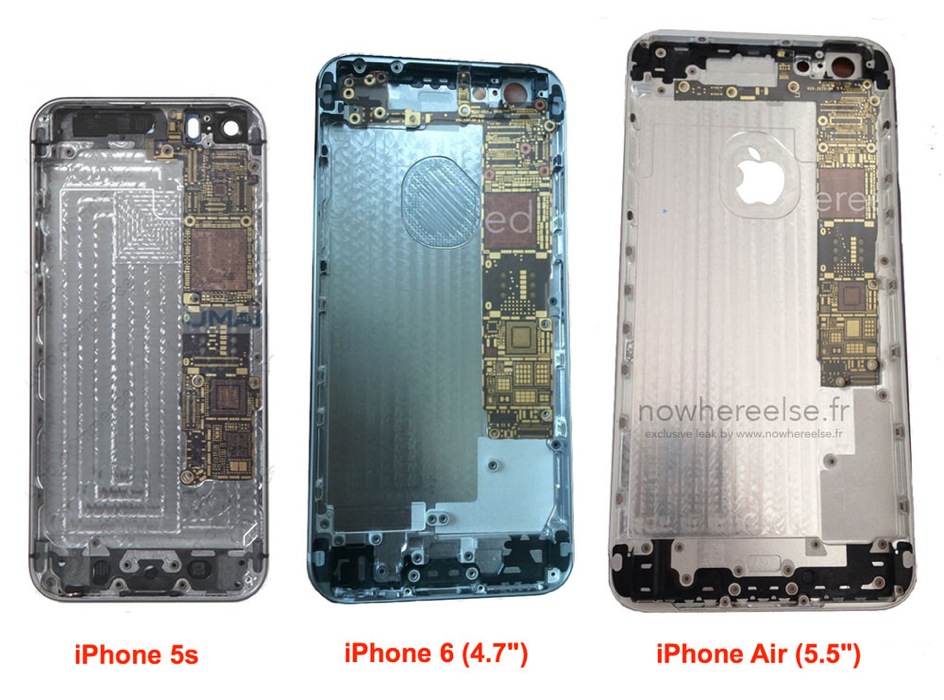 Iphone 5s vs iphone 6 vs iphone air 1