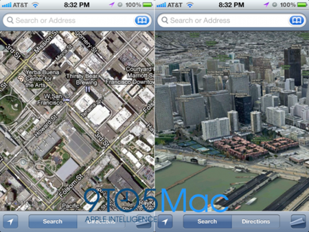 Apple、「iOS 6」ではGoogle Mapを採用せず、自社開発した3Dマップを採用!?