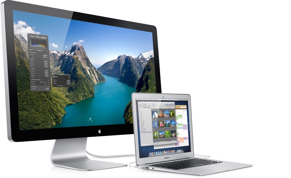 「MacBook Air(Mid 2012)」と「Apple Thunderbolt Display」を使用することでノイズが出る不具合が発生!?