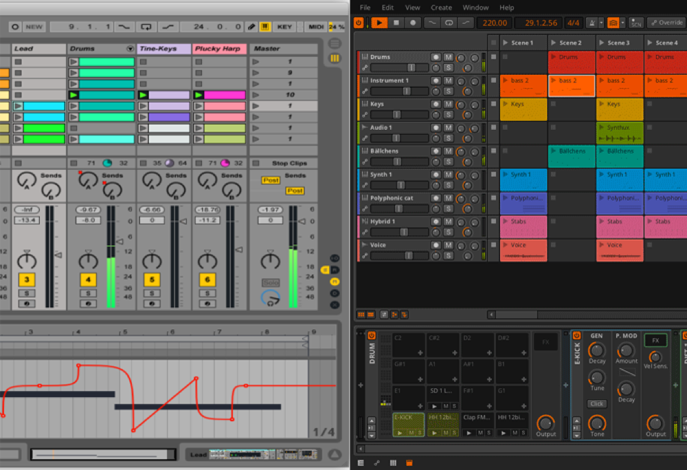 「Ableton LIVE」 VS 「Bitwig studio」