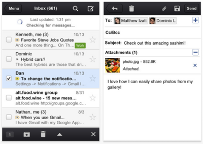 Google、iOSアプリ「Gmail」リリース