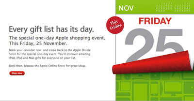 ブラックフライデーで、Apple Storeの75%で「iPhone 4S」が売り切れ