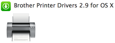 Apple、「Brother Printer Drivers 2.9 for OS X」リリース