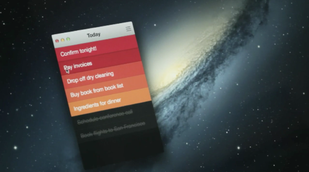 iPhoneアプリとして人気の「Clear」のMac版が11月8日にリリース