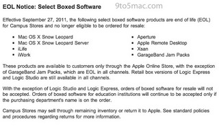 Apple、教育機関向けのパッケージソフトウェアの販売を中止へ!?