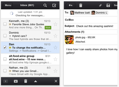 Google、iOSアプリ「Gmail」再リリース