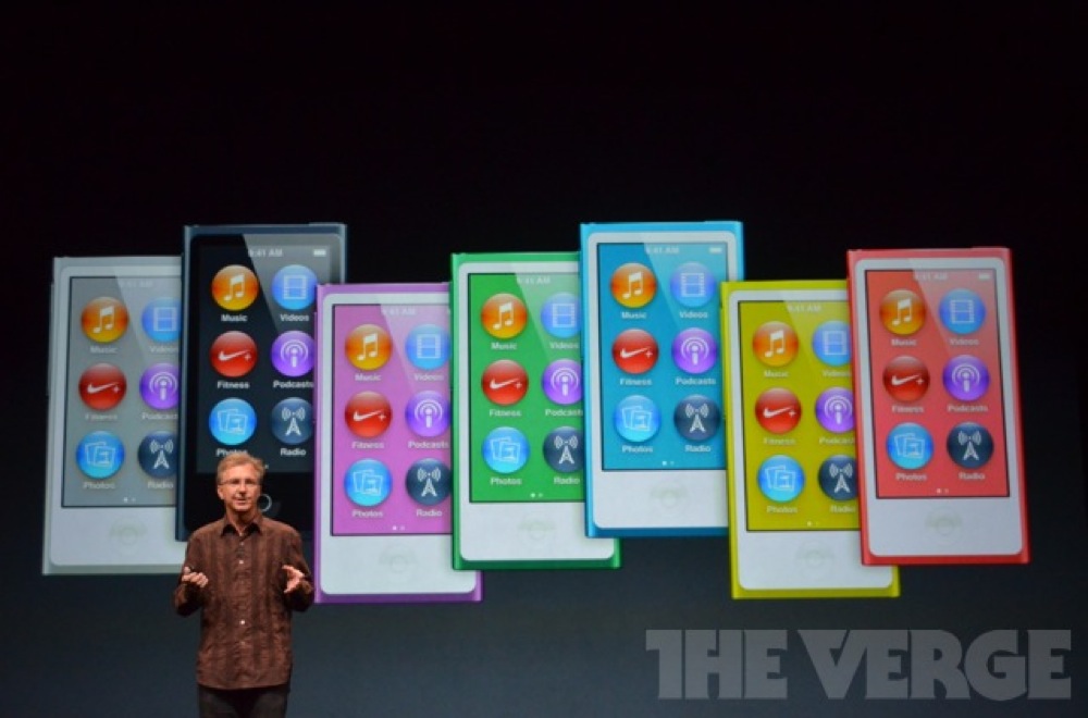 Apple、2.5インチのマルチタッチディスプレイを搭載した新しい「iPod nano」を発表