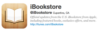 AppleがiBookstoreのTwitterアカウントを開設