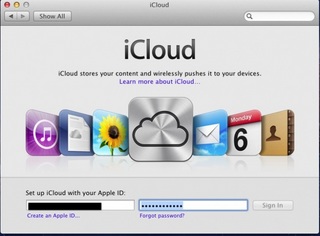 Mac OS Server 10.7.2で、「iCloud」のウィザード画面が表示される!?