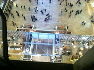 ニューヨーク、グランドセントラル駅に建設中のApple Storeの写真