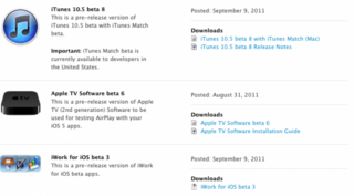 Appleがデベロッパー向けにiTunes10.5 beta8をリリース