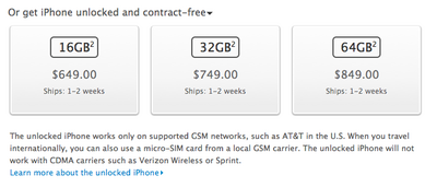 米Apple、シムロックフリーの「iPhone 4S」の受注開始