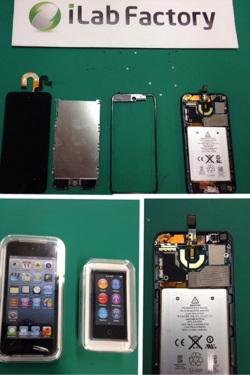 アイラボファクトリー、「iPod touch(第五世代)」をバラした画像を公開