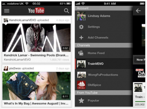 Google、AppStoreでiPhone向けアプリ「YouTube」リリース