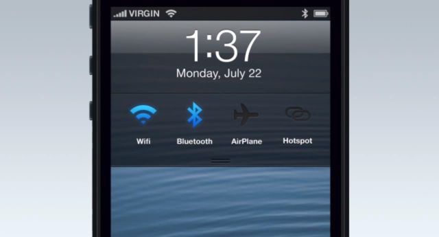 ロックスクリーンからWi-Fiなどがコントロールできる「iOS 7」のコンセプトムービー