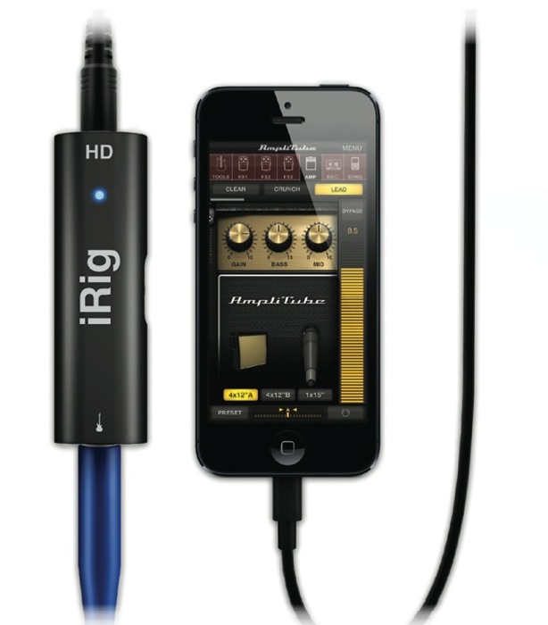 IK Multimedia、ギター&#038;ベース・インターフェースのHD版でiRigの新モデル「iRig HD」を発表