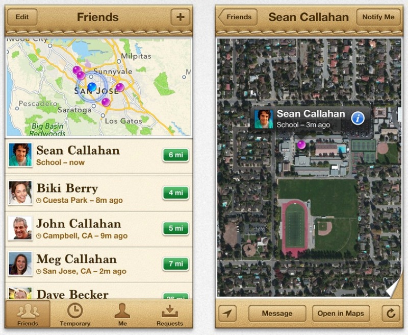 Apple、新しいユーザーインターフェイスになった「友達を探す 2.1」リリース