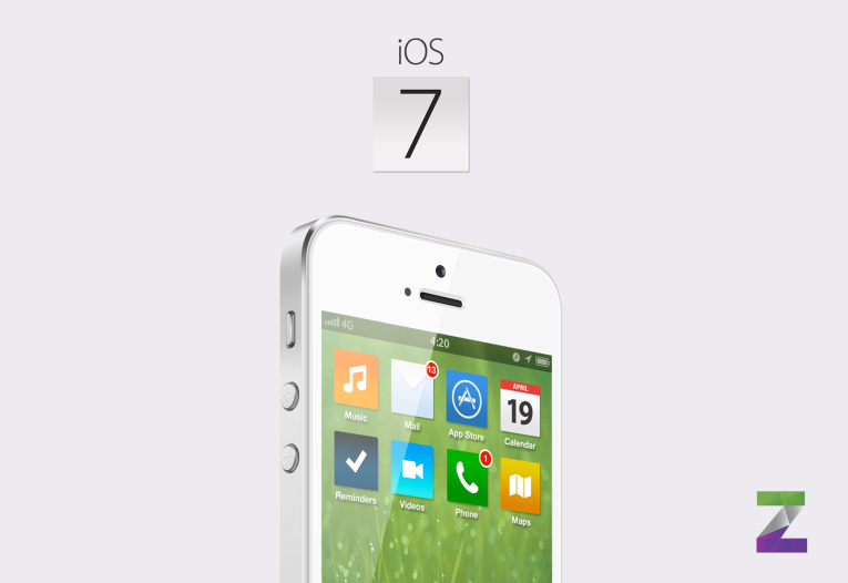 Flat designを採用した新しい「iOS 7」のコンセプトムービー