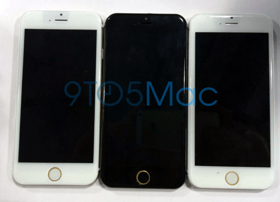 ゴールドモデルも含む3色の「iPhone 6」のモックアップ画像