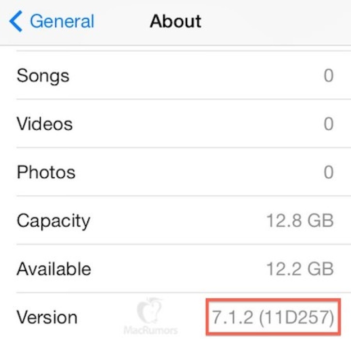 Apple、今後数週間でいくつかの問題を修正した「iOS 7.1.2」をリリースか!?