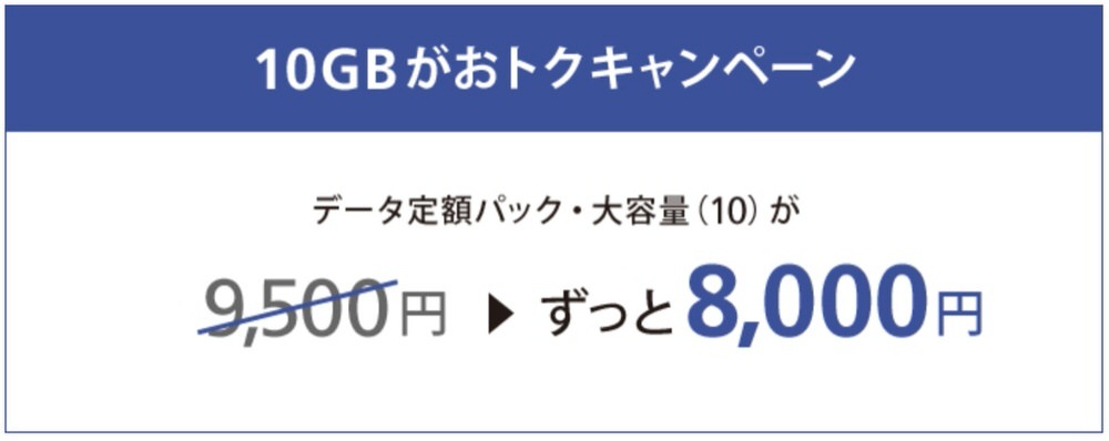 ソフトバンク、スマ放題「10GBがおトクキャンペーン」を2014年8月1日より開始