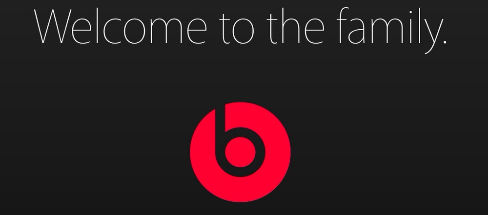 Apple、Beats ElectronicsとBeats MusicがAppleファミリーに加わったことを発表するウェルカムページを公開