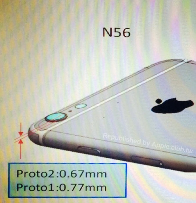 4.7インチ「iPhone 6」のiSightカメラの出っ張りは0.66〜0.77mmになる!?