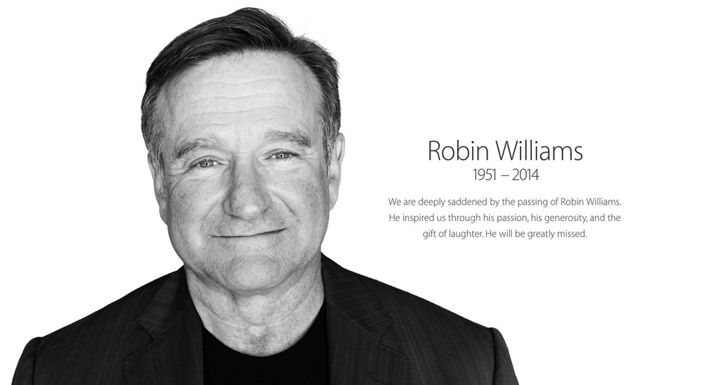 Apple、Robin Williams氏を追悼するページ「Remembering Robin Williams」を公開