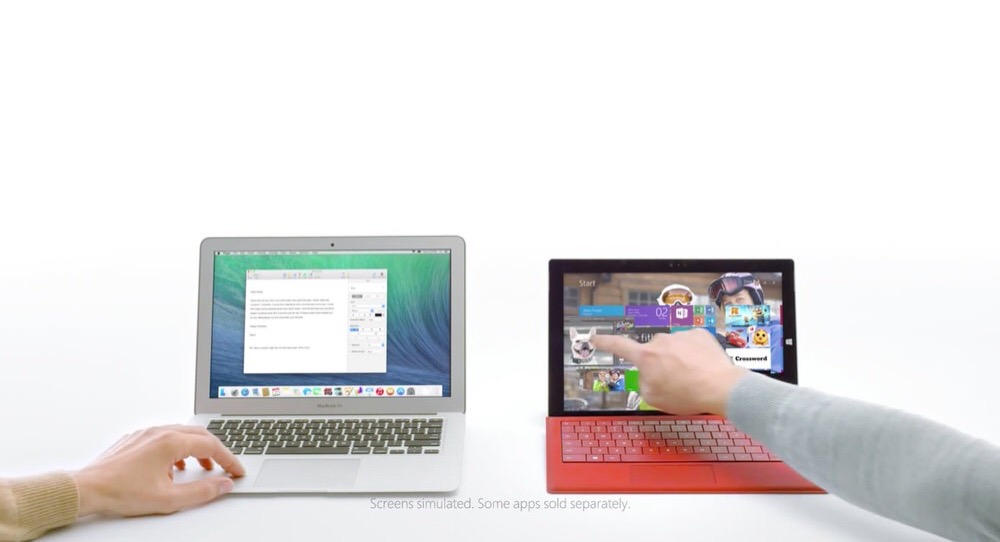 Microsoft、クリスマスシーズンに合わせ新たに「Surface Pro 3」と「MacBook Air」を比較するTVCMを公開