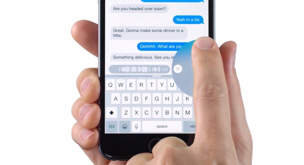 Apple、「iPhone 6」「iPhone 6 Plus」の新たなTVCM「Voice Text」を公開