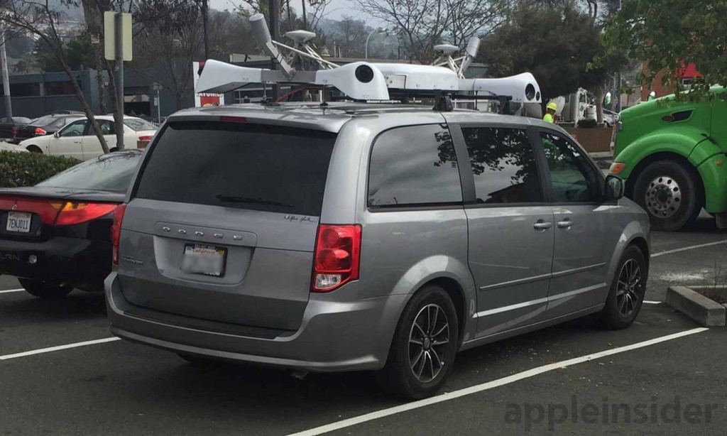カメラを搭載したAppleの謎の車の高解像度写真