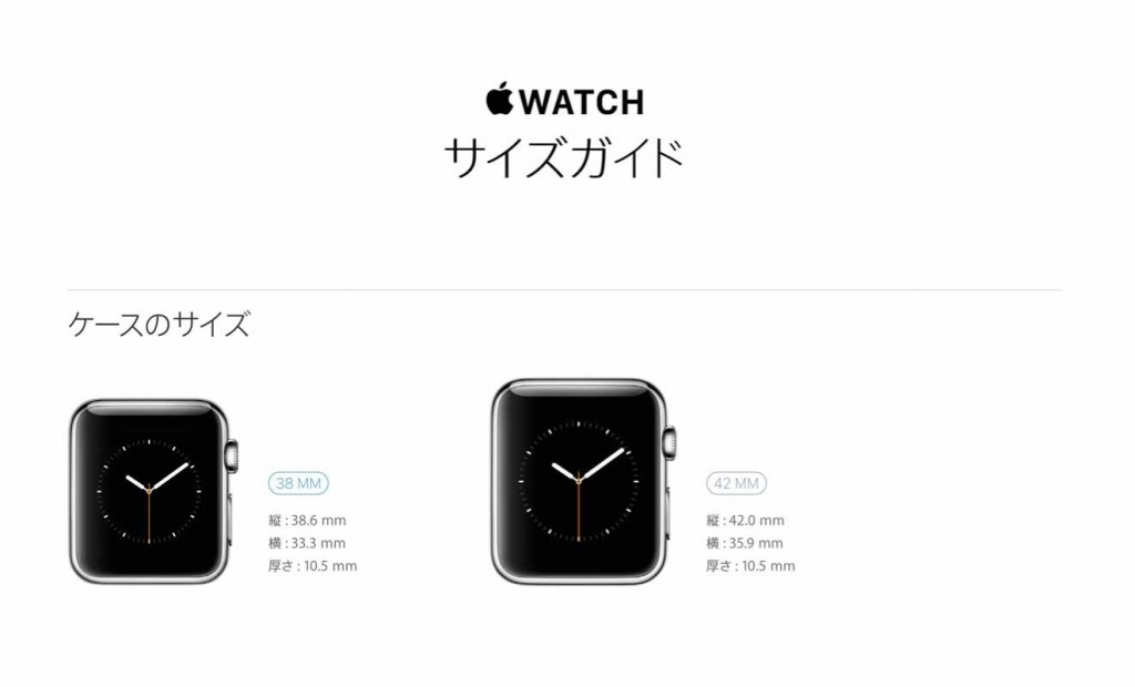 Apple、「Apple Watch サイズガイド」の日本語版を公開