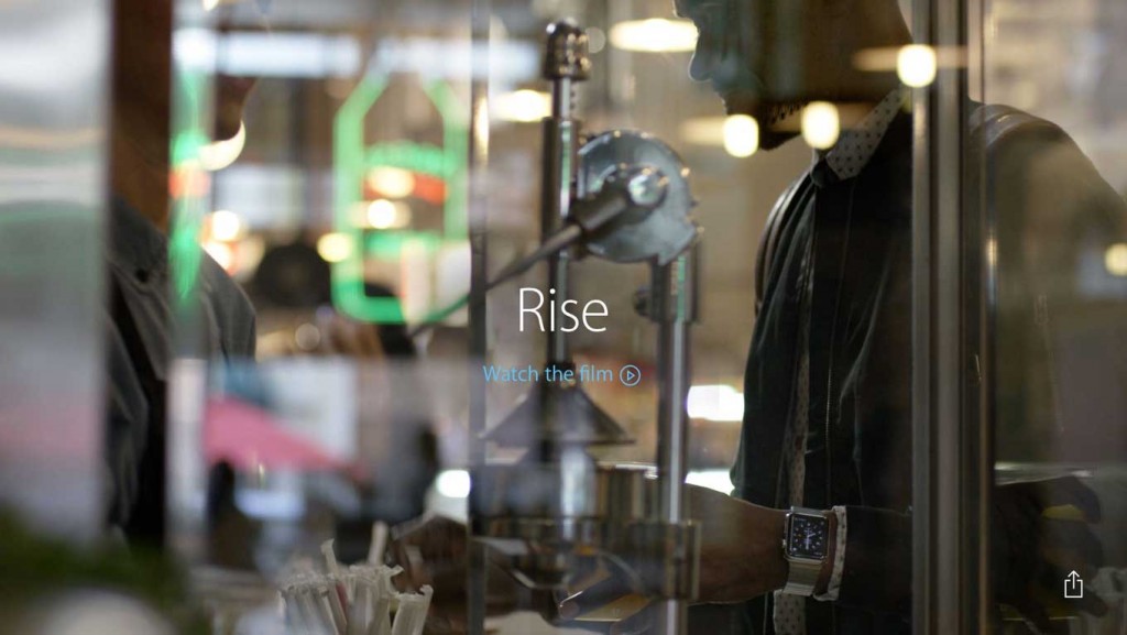 Apple、新しい「Apple Watch」のTVCM「Rise」「Up」「Us」を公開