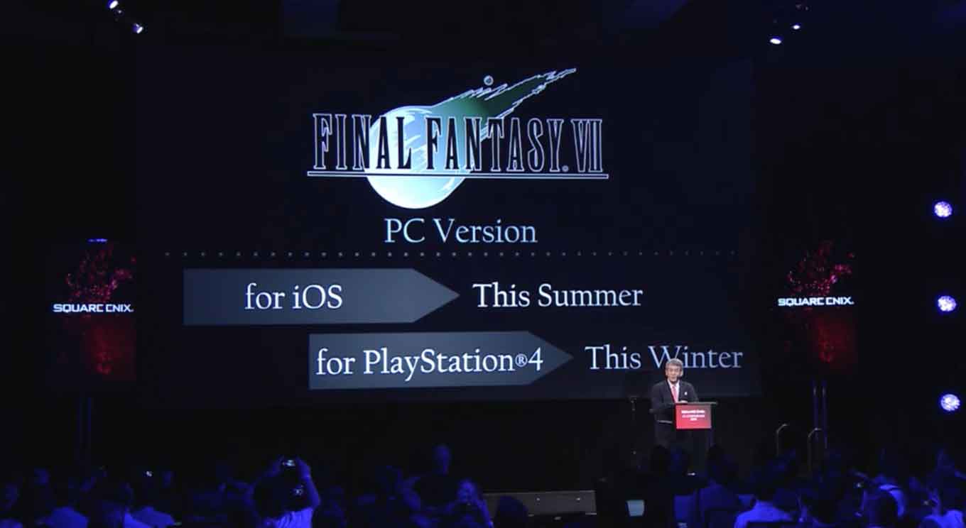 スクウェア・エニックス、iOS版「FAINAL FANTASY VII」を今夏にリリースへ