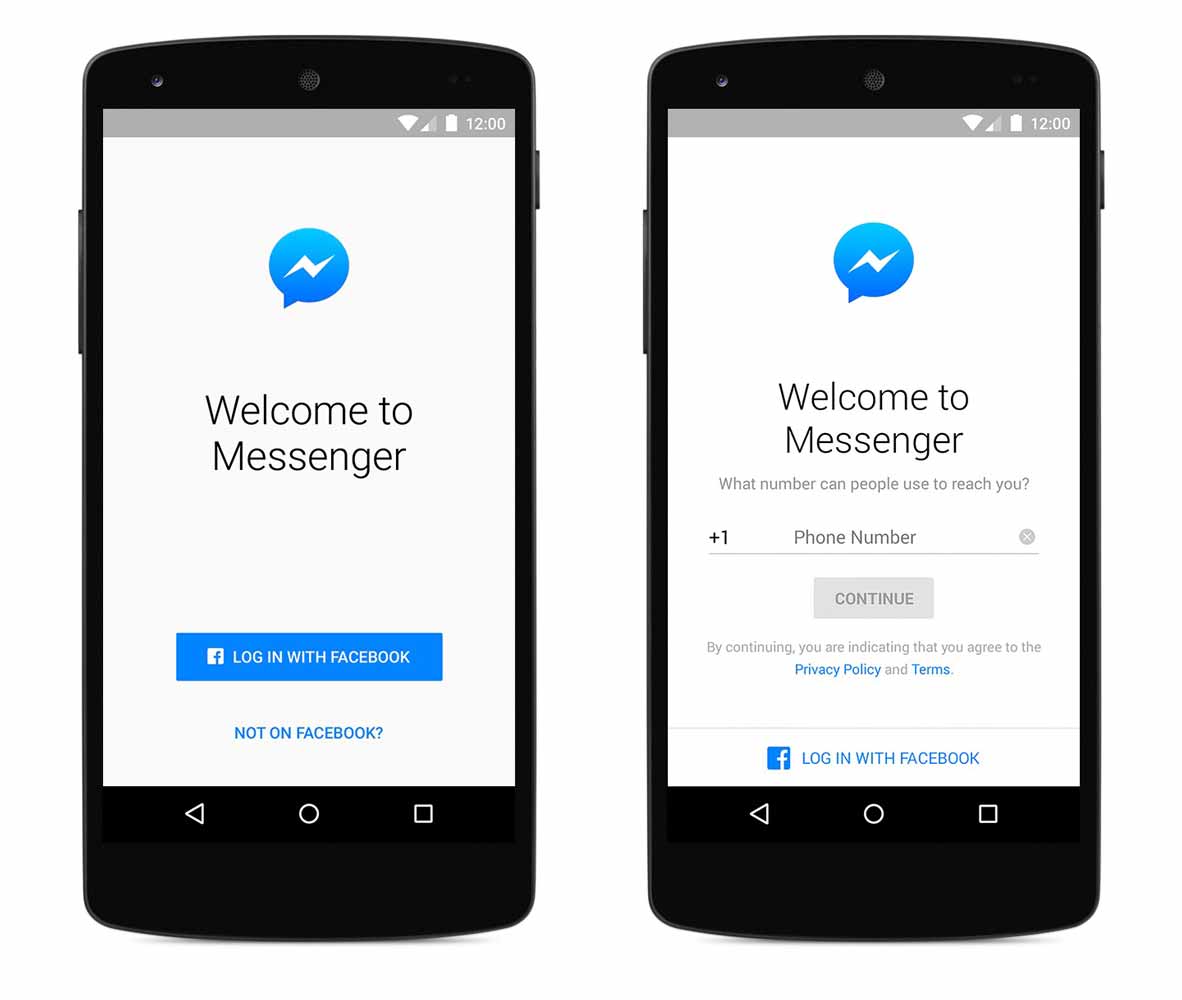 アメリカなどでFacebookアカウントなしに「Messenger」が利用可能に