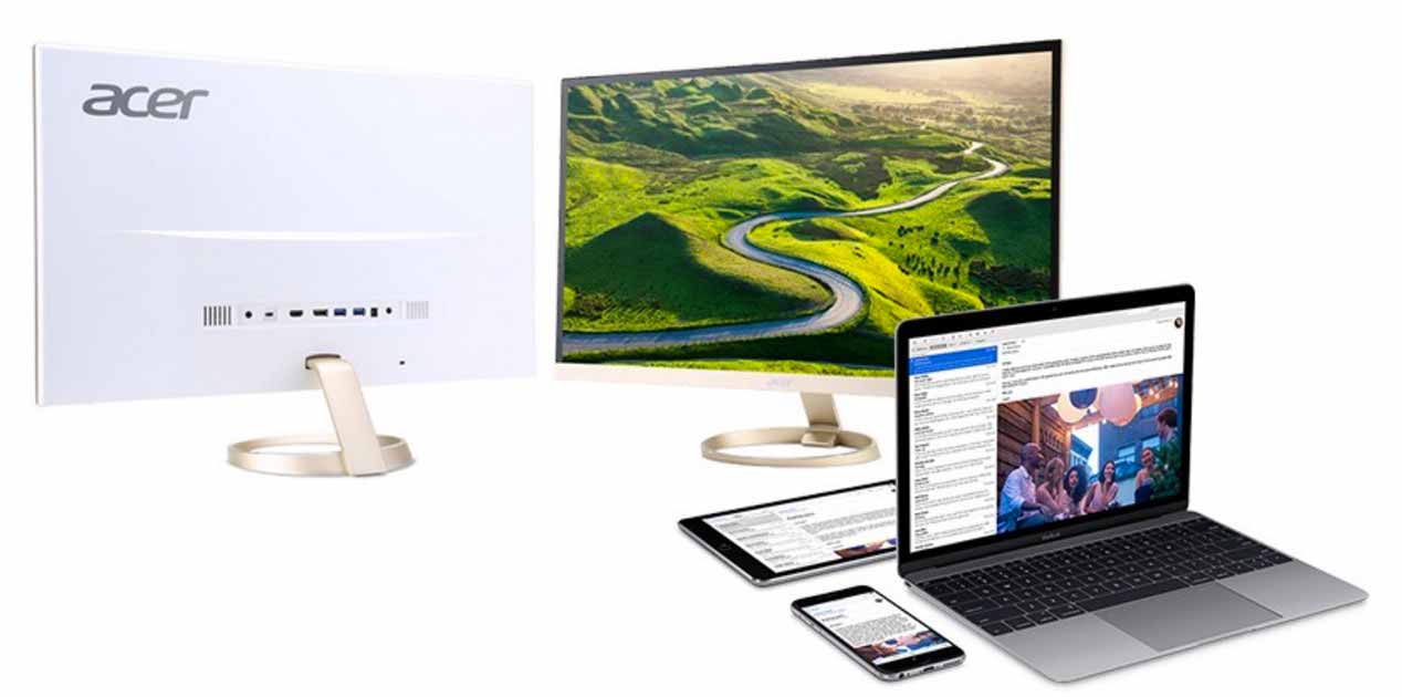 AcerとLenovo、USB-C出力搭載のディスプレイを発表