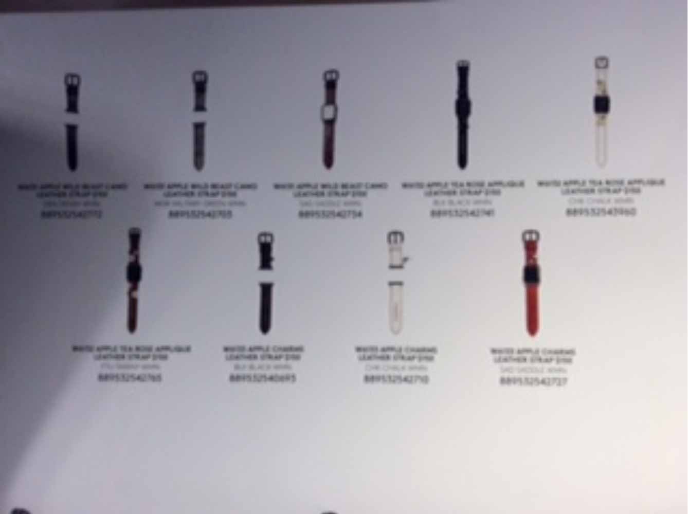 CoachのApple Watch用バンドの新たな画像がリークか!?