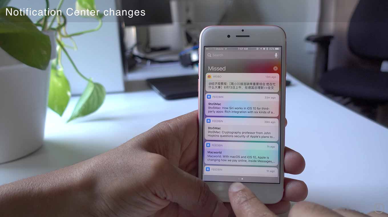 「iOS 10」の75個の新機能を紹介した動画