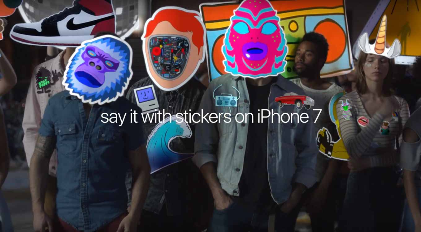Apple、「iPhone 7」の新しいTVCMとして「Sticker Fight」を公開