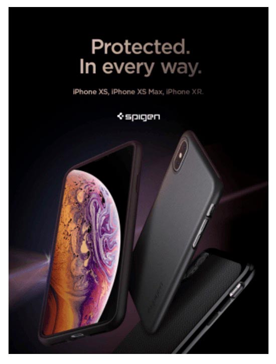 【最大37%オフ】Spigen、対象のケースが最大37%オフになる「iPhone XS/XS Maxの発売記念キャンペーン」を実施中