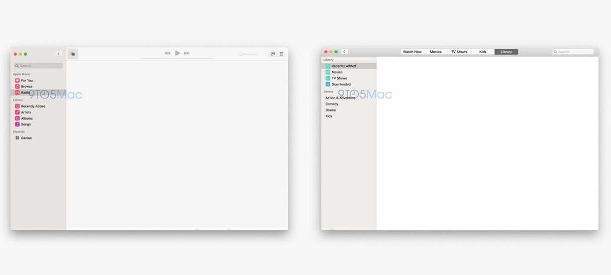 「macOS 10.15」のスクリーンショットがリーク!? ー 新しいミュージックアプリやTVアプリのスクリーンショット？