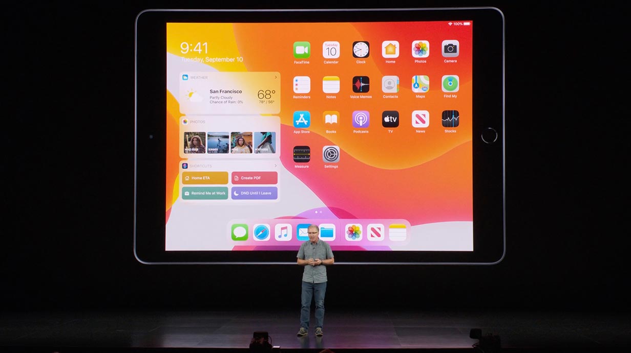 Apple、10.2インチディスプレイを搭載した「iPad(第7世代)」を発表