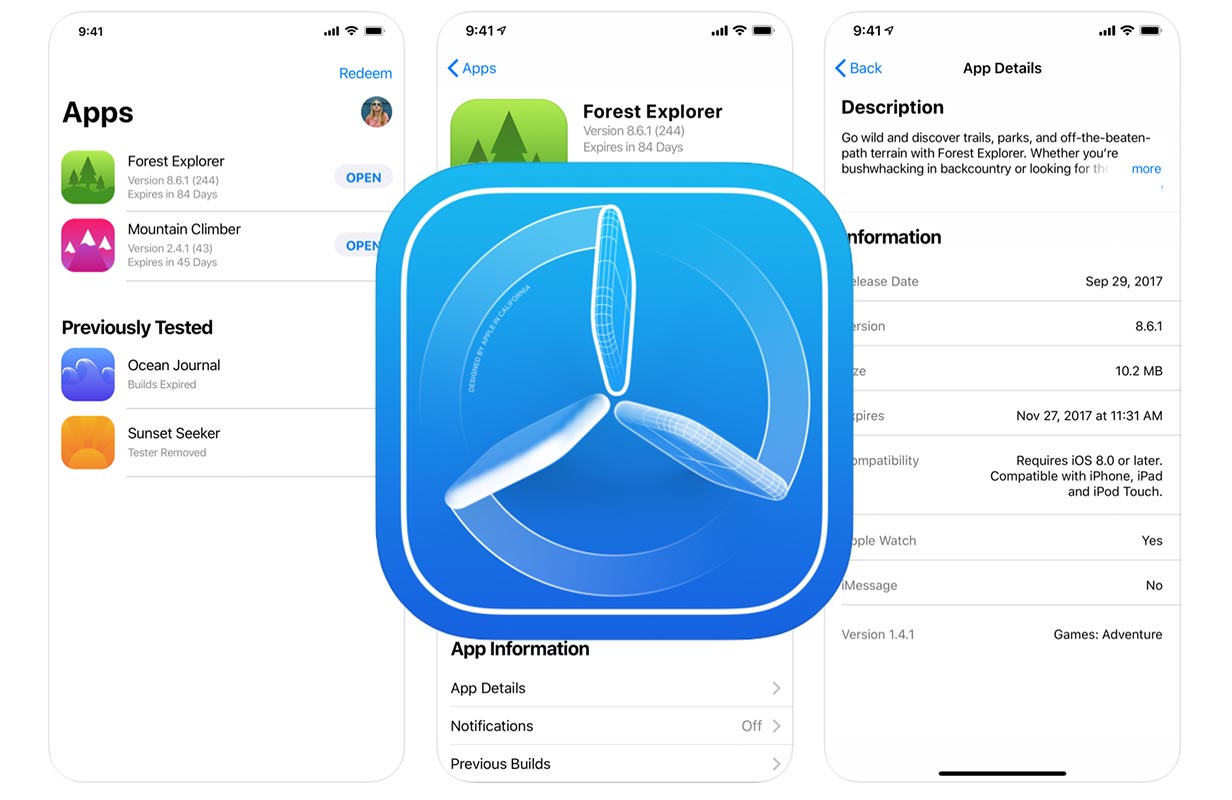 Apple、アイコンを刷新したiOSアプリ「TestFlight 2.7.0」リリース