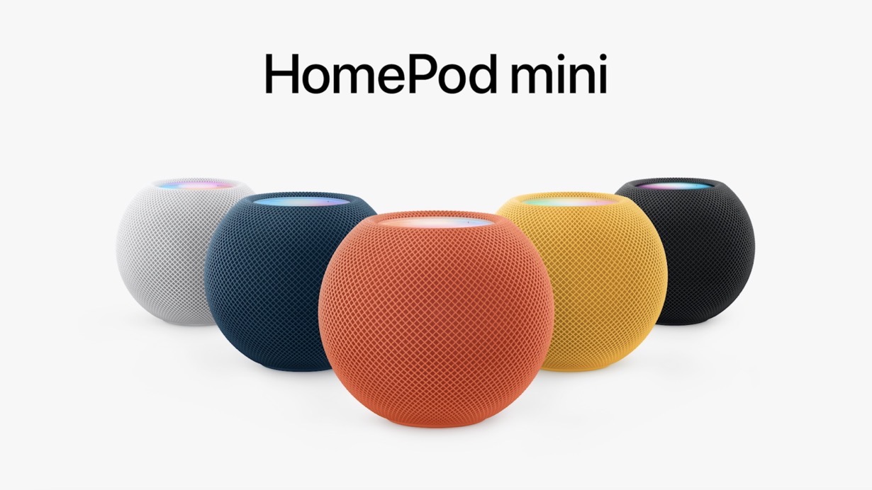 Apple、「HomePod mini」に新色を追加して11月に発売